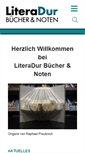 Mobile Screenshot of literadur.de