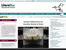 Tablet Screenshot of literadur.de